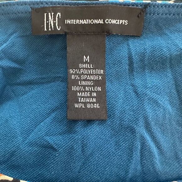 INC International Concepts bright long sleeve dress - Picture 5 of 6